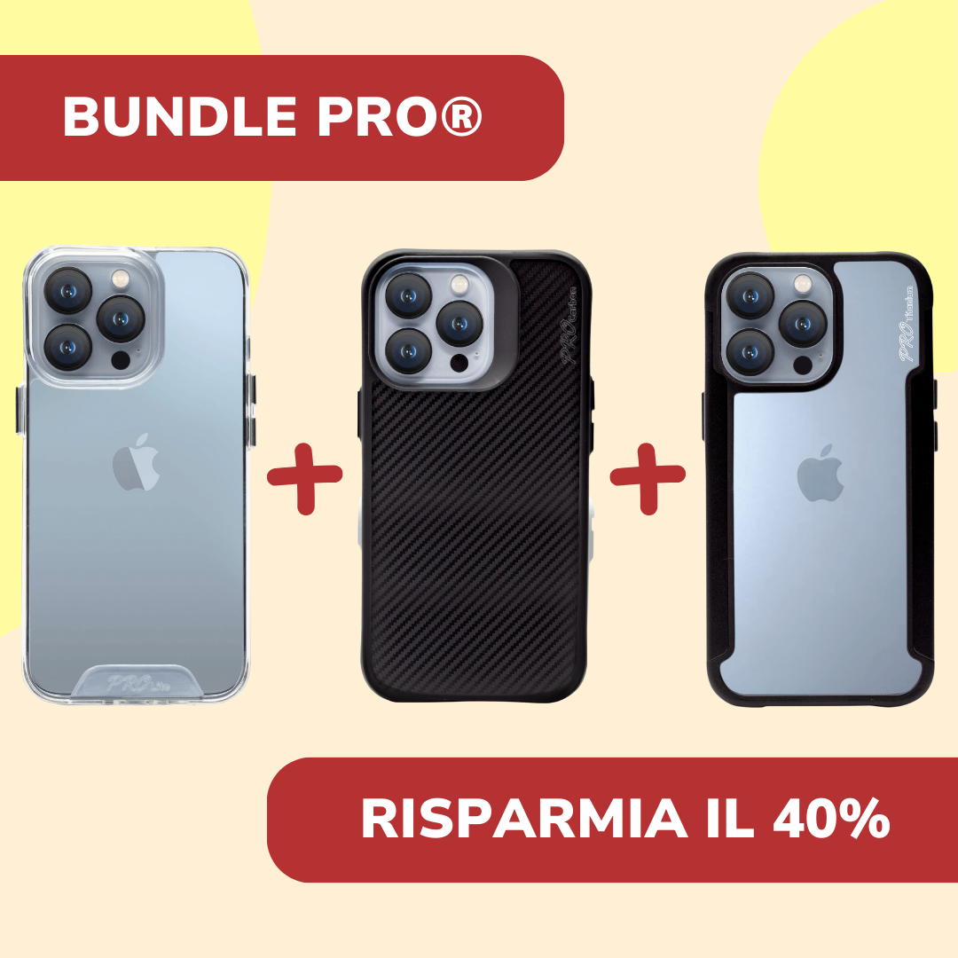 PRO® Bundle - Box con 3 cover per iPhone